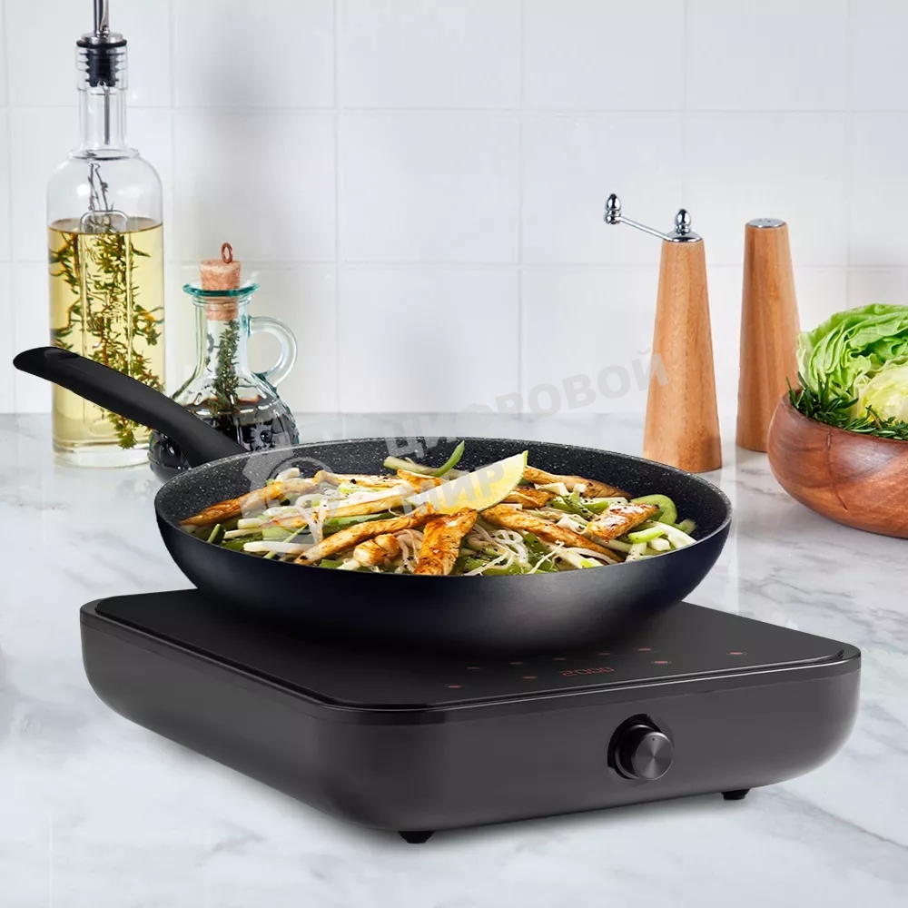 Плита настольная инфракрасная Kitfort КТ-141 черный стеклокерамика