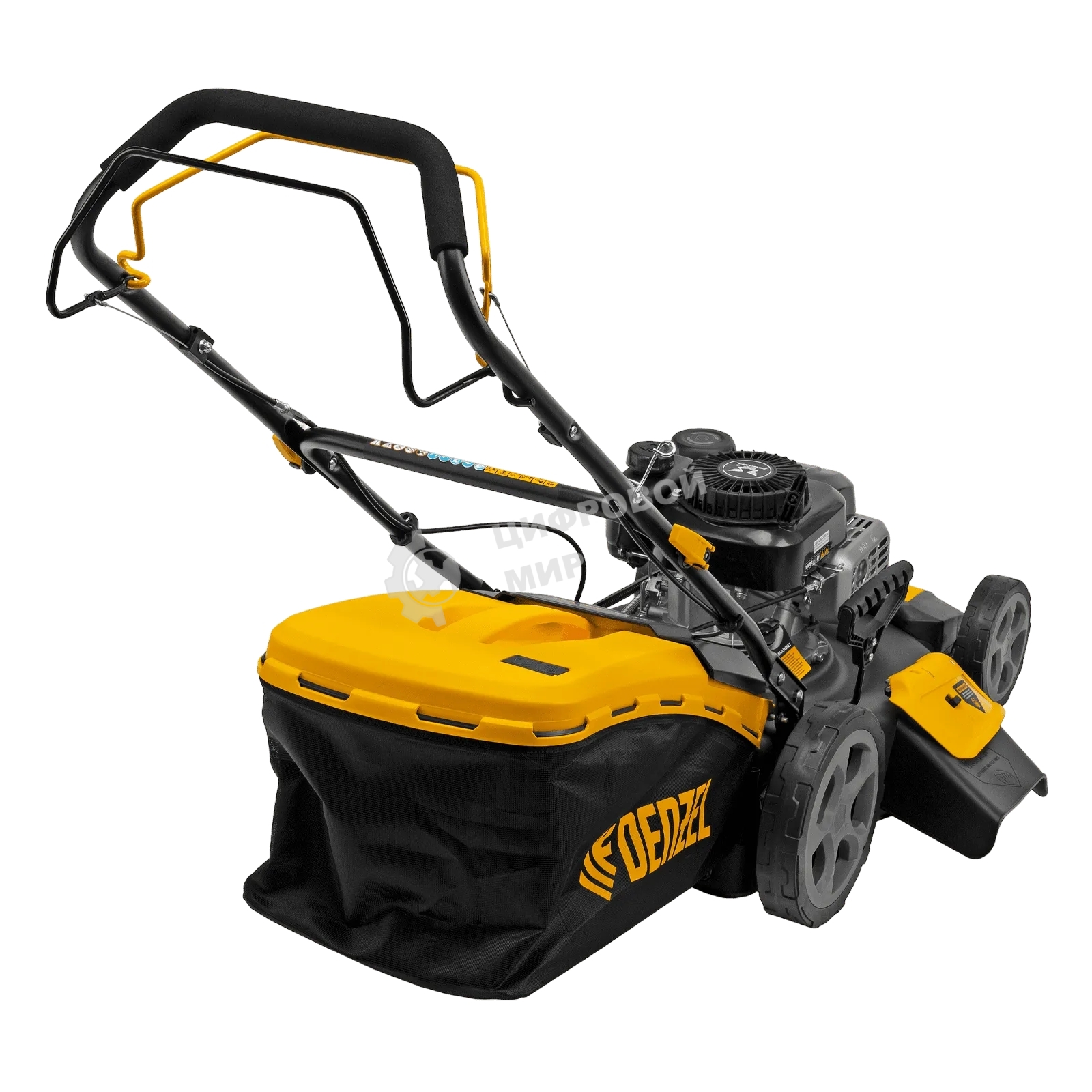 Газонокосилка бензиновая Denzel GLR-510SP-ZS, 171 см3, ширина 51 см, привод, травосборник 65 л