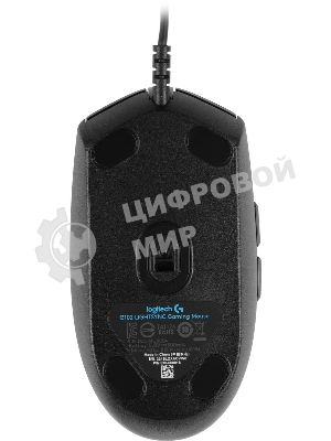 Мышь проводная Logitech G102 LIGHTSYNC черный, 8000 dpi, USB, кнопки - 6