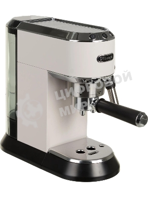 Кофеварка эспрессо DeLonghi EC685.W белый, исп. кофе - молотый/чалды, 1.1 л, 1350 Вт, 15 бар
