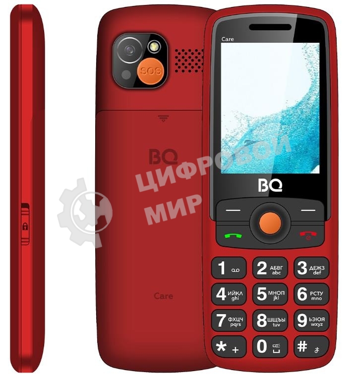 Мобильный телефон BQ 2459 Care красный