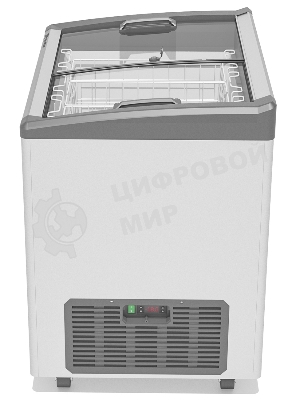 Морозильный ларь FROSTOR GELLAR FG 250 E, белый/серый, 240л, 2 корзины