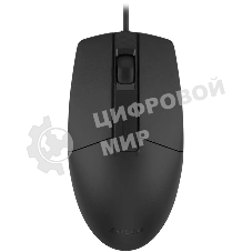 Мышь проводная A4Tech OP-335S черный, 1200 dpi, USB, кнопки - 3
