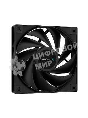 Кулер для процессора DEEPCOOL AG400 черный, 120 мм, алюминий/медь, 2000 об/мин, 31.6 дБ, 4 pin, 220 Вт, 150 мм