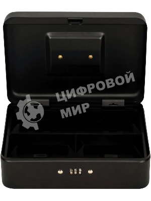 Ящик для денег без номинала Cactus CS-DCB-003 90x250x180 графитовый