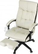Кресло руководителя Бюрократ CH-824MSG-BF слоновая кость, эко.кожа/ткань, пластик