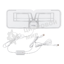 Антенна телевизионная BBK DA27 30дБ активная белый каб.:2м