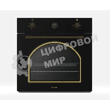 Духовой шкаф электрический NORDEN NRD 6000 BL RUSTIC черный