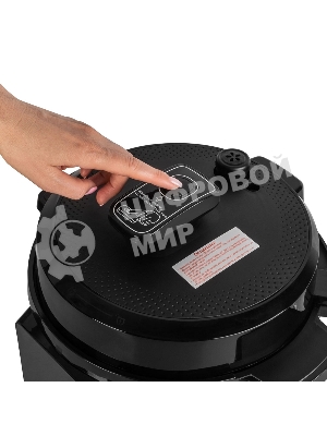 Скороварка-мультиварка электрическая Endever Vita-133 черный/стальной, 1200 Вт, 6 л, 12 авторежимов работы, книга рецептов, 2 шт/уп.