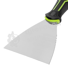 Шпательная лопатка из нержавеющей стали Сибртех 100 мм, двухкомпонентная рукоятка