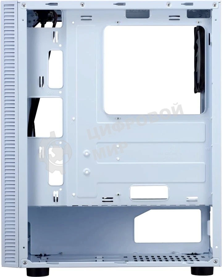 Компьютерный корпус AeroCool/Formula CL-3302W RGb белый без БП ATX 2xUSB 2.0 1xUSB 3.0 audio bott PSU