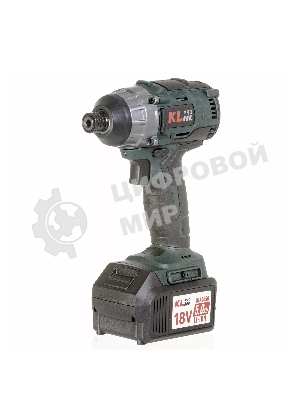 Профессиональный бесщеточный винтоверт аккумуляторный KLPRO KLDV18B-50 (18В, Li-ion-2шт, 5.0Ач, 180Нм, 2 скорости, подсветка,З/У,в кейсе)