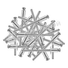 Заклепки алюминиевые Denzel, 5/32