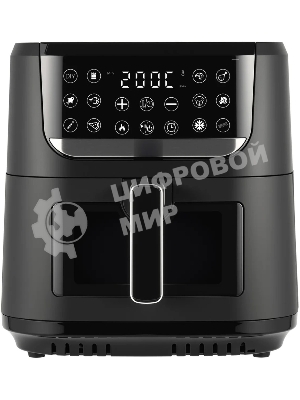 Аэрогриль TopDevice TDA801 черный, 1750 Вт, 8 л, сенсор, 12 программ