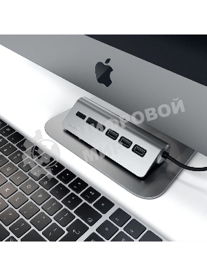 Док-станция Satechi ST-TCHCRM, USB Type-C, USB 3.0/Micro/SD, USB Type-C