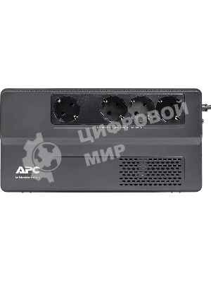 Источник бесперебойного питания APC Back-UPS BV650I-GR / 650ВА / 375Вт / 4 х CEE 7 (евророзетка)