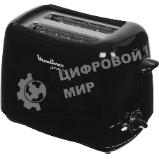 Тостер Moulinex TT1102 черный, 850 Вт, 2 слота