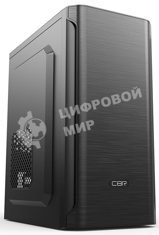 Компьютерный корпус CBR mATX Minitower MX10, c БП PSU-ATX400-08EC (400W/80мм), 2*USB 2.0, HD Audio+Mic, черный