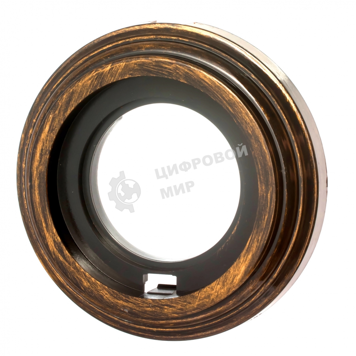 Рамка Bironi BF1-610-25 1-м Лизетта ретро ABS-пластик бронза