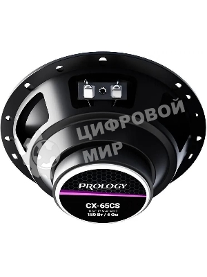 Колонки автомобильные Prology CX-65CS 180Вт 90дБ 4Ом 16см (6.5дюйм) (ком.:2кол.) компонентные двухполосные