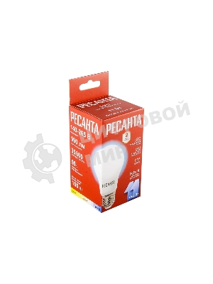 Лампа светодиодная Ресанта LL-R-A60-11W-230-6K-E27 груша