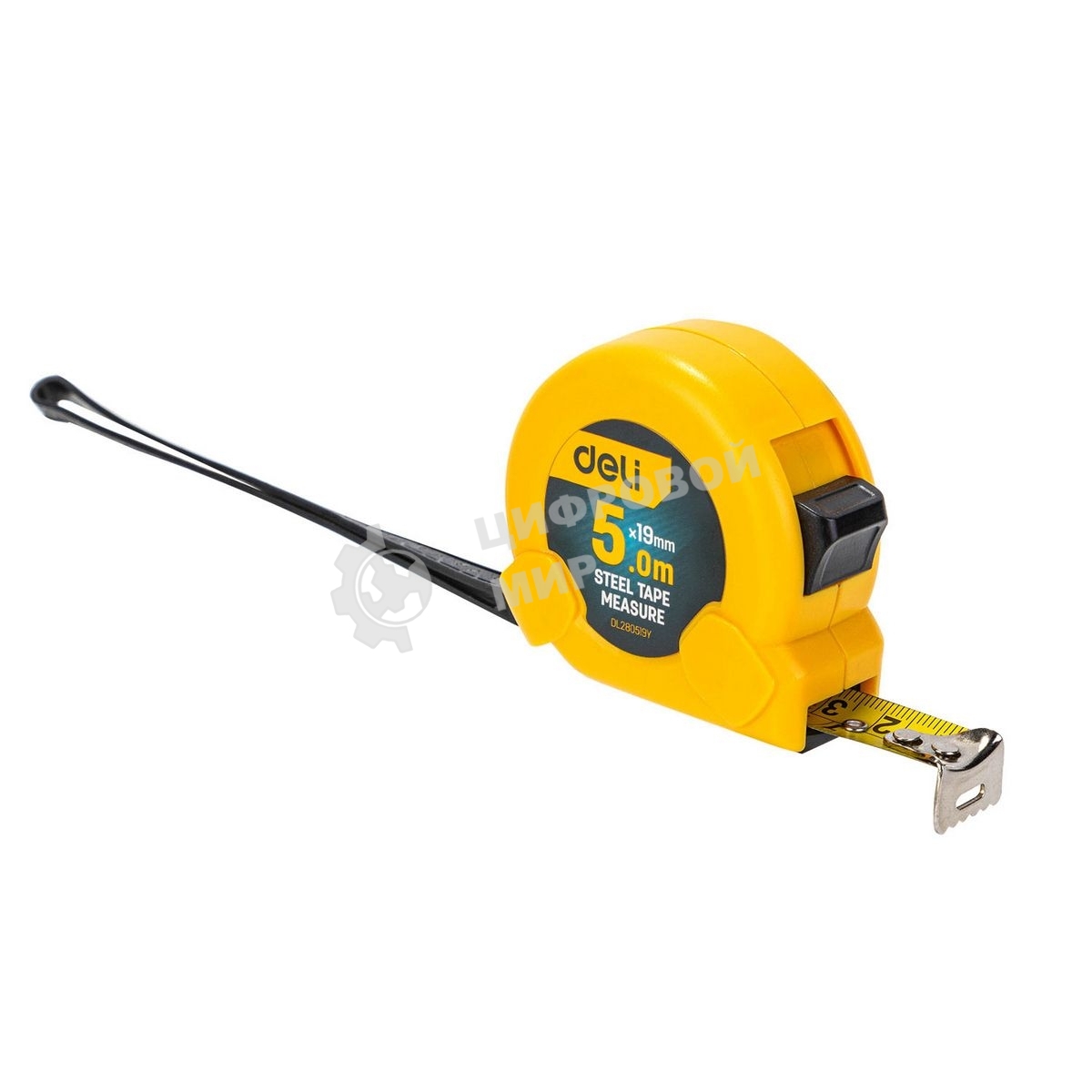 Рулетка Deli DL280519 5мx19мм, метрическая