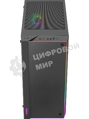 Компьютерный корпус Aerocool / Formula Skribble черный без БП ATX 2x120mm 2xUSB3.0 audio bott PSU