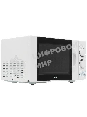 Микроволновая печь BBK 23MWS-927M/W белый, 23 л, 900 Вт, переключатели - поворотный механизм