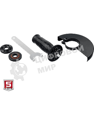 Угловая шлифовальная машина Зубр 125 мм, 800 Вт, компакт.