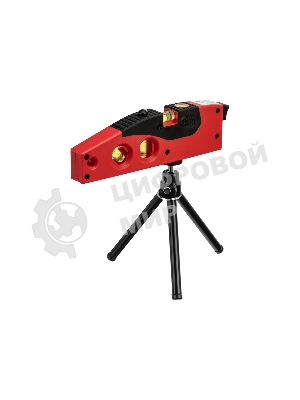 Уровень лазерный Matrix, 180 мм, 220 мм штатив, 4 глазка