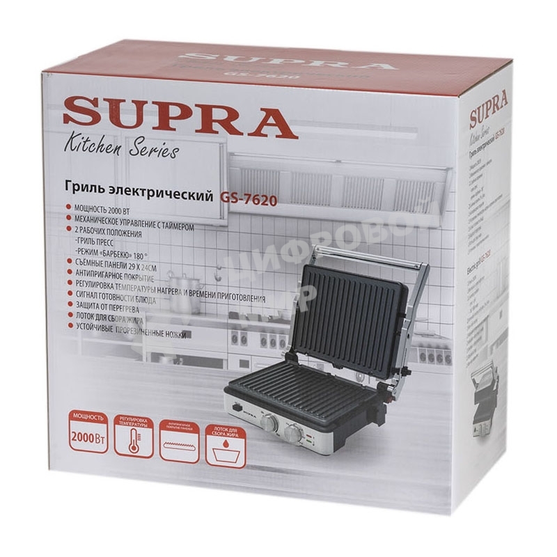 Гриль электрический SUPRA GS-7620