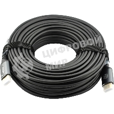 Кабель аудио-видео Cactus CS-HDMI-AOC-2-30 HDMI (m)/HDMI (m) 30м. позолоч.конт. черный