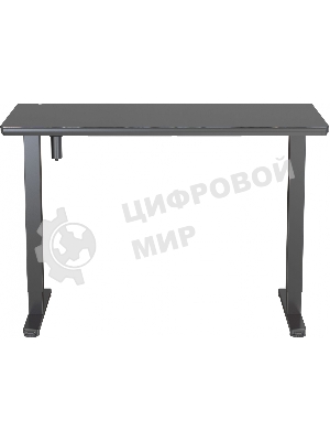 Стол игровой Cactus CS-EGD-BBK столешница стекло черный, каркас черный