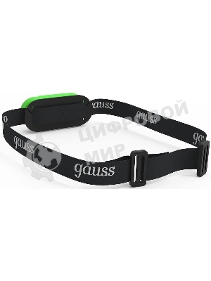 Фонарь налобный Gauss GFL408 3W 150lm Li-ion 300mА·ч LED