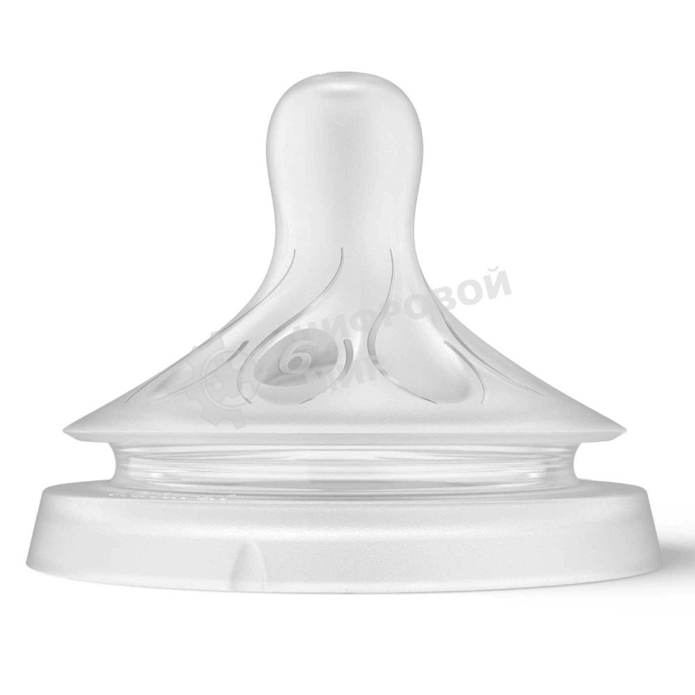 Соска для кормления Philips Avent NATURAL Response, силикон, Т6, 2 шт