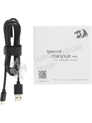 Мышь беспроводная Redragon Mirage Pro черный, 8000 dpi, радиоканал, USB, кнопки - 9