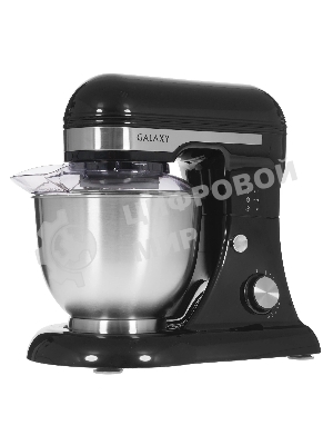 Миксер Galaxy Line GL 2230, черный, планетарный, 700 Вт, 12 скоростей