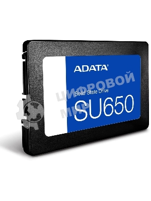 Накопитель SSD ADATA SU650, 512Gb, SATA III, 2.5