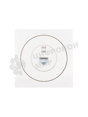 Розетка компьютерная СП OSEN RJ45 кат.6 механизм бел. LEZARD 743-0288-140