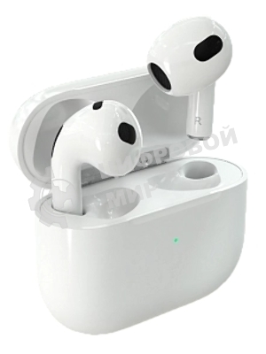 Наушники TWS More Choice БВ11 белый, вкладыши, Bluetooth, сенсорное управление, до 4 ч