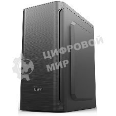 Компьютерный корпус CBR mATX Minitower MX10, c БП PSU-ATX400-08EC (400W/80мм), 2*USB 2.0, HD Audio+Mic, черный