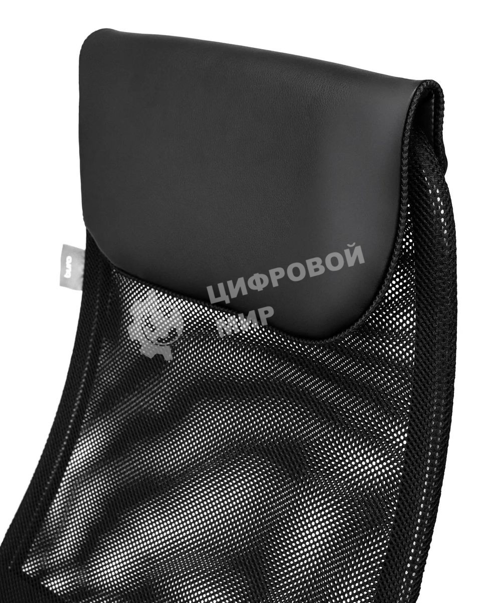 Кресло руководителя Бюрократ CH-607 TW-01 черный, сетка/ткань с подголов. крестовина пластик