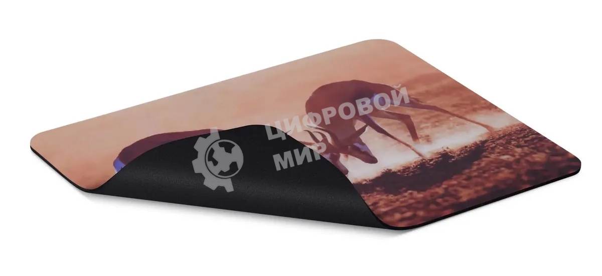 Коврик для мыши Buro BU-M40077 коричневый/рисунок