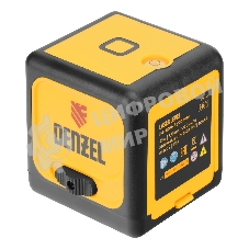 Лазерный уровень Denzel DQB-T, 30 м, зеленый луч, батарейки, штатив