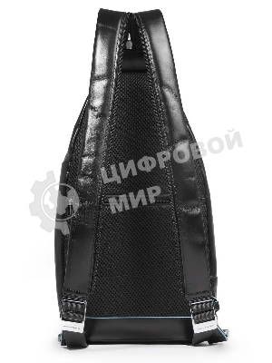 Рюкзак слинг Piquadro Blue Square CA4827B2/N черный натур.кожа