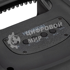 Минисистема Hyundai H-MC1230 черный 40Вт FM USB BT micro SD