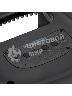 Минисистема Hyundai H-MC1230 черный 40Вт FM USB BT micro SD