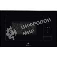 Встраиваемая микроволновая печь Electrolux LMS4253TMX/с грилем, объем 25 л., высота 390 мм, черный/нерж. Сталь