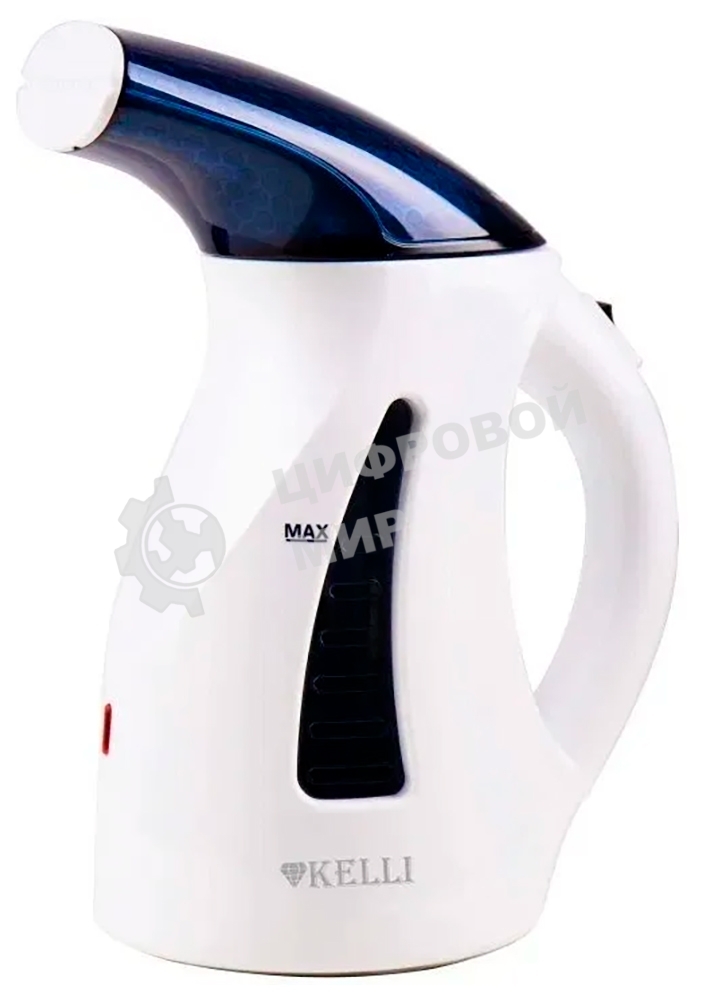 Отпариватель Kelli KL-818 белый/синий, 2000 Вт, 40 г/мин, 500 мл