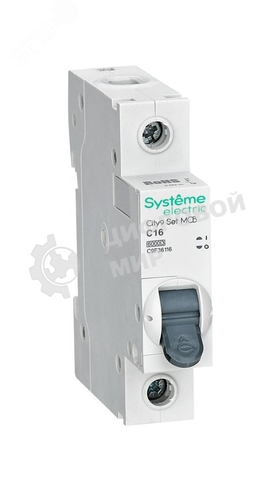 Выключатель автоматический С 16А 1P 6kA 230В